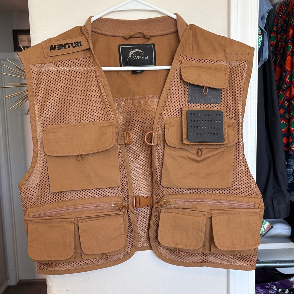White River Fly Shop Aventur1 Mesh Fly Fishing Vest Medium Utility vest - Picture 4 of 9